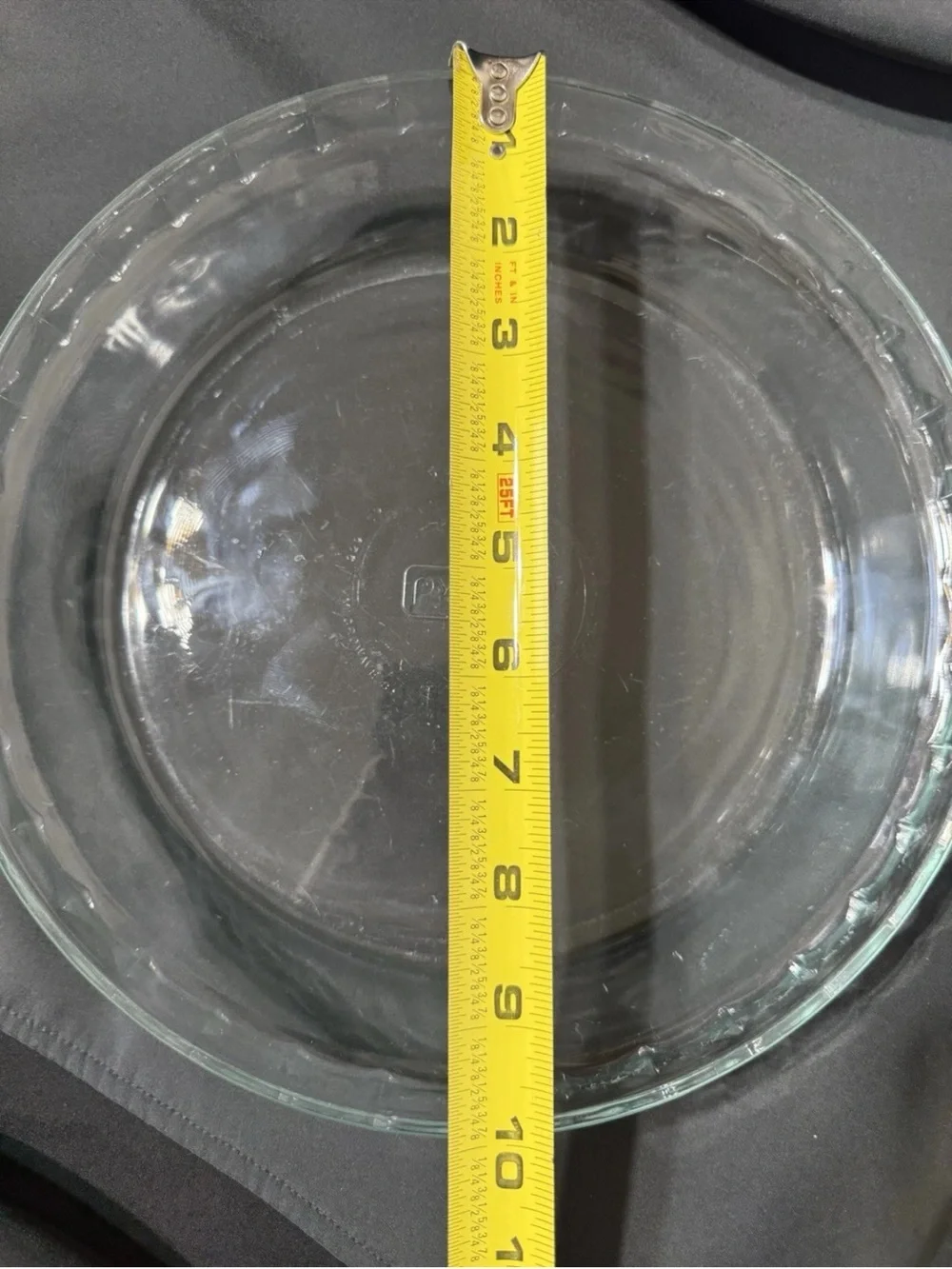 PYREX Clear Glass Fluted 10